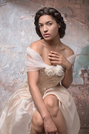 beautiful young woman photographed and styled in a romantic style in Albany NY