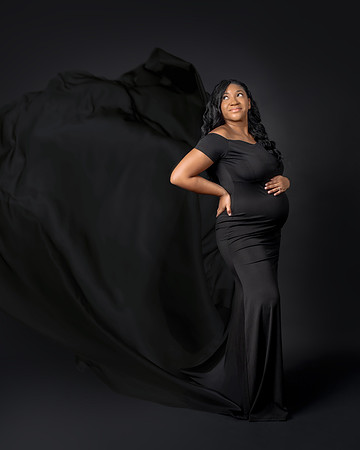 Elegant Maternity Portrait by Studio Lana in Albany NY