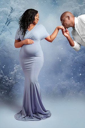 Elegant Maternity Portrait by Studio Lana in Albany NY