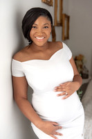Elegant Maternity Portrait by Studio Lana in Albany NY