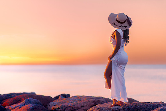 Romantic sunset destination portrait captured by Studio Lana in Albany, NY. Artistic outdoor destination photography blending natural, light, emotions, and fine-art style.